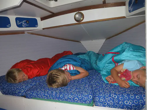 Première nuit a bord