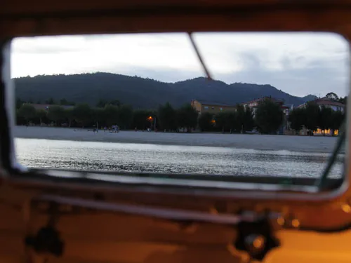 Ria de muros, vue de la fenètre de la cuisine