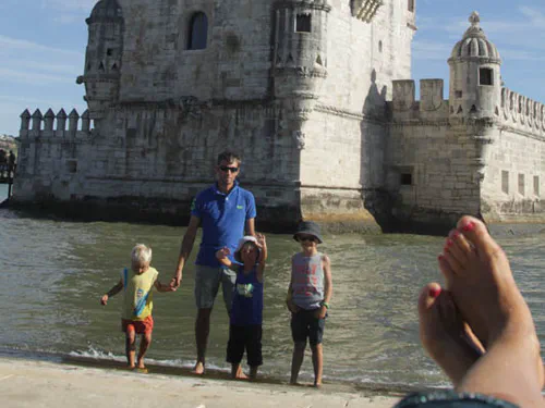 Torre de Belém depuis la terre