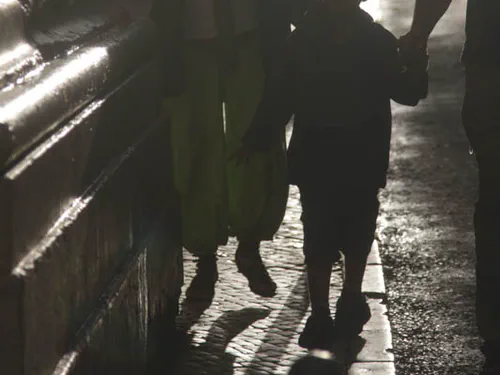 Promenade avec nos visiteurs