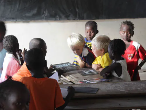 Camille en classe
