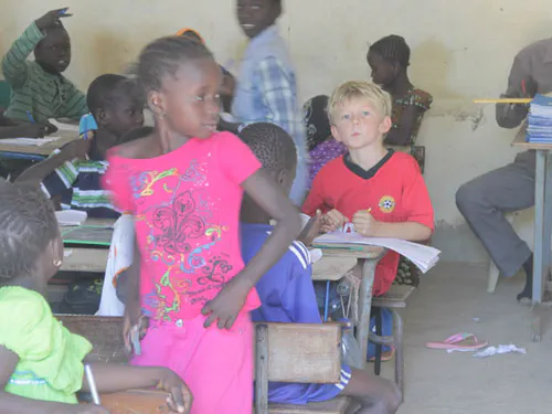 Camille en classe