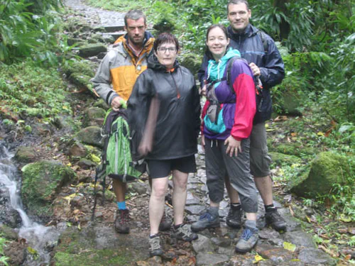 En redescendant de la soufrière